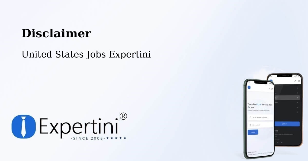 Disclaimer – Valley - United States Jobs Expertini